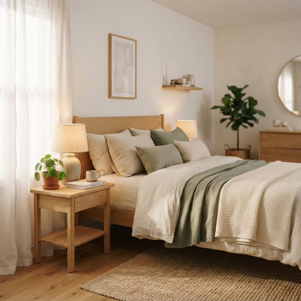 Dormitorio moderno y acogedor de Descanso Ideal